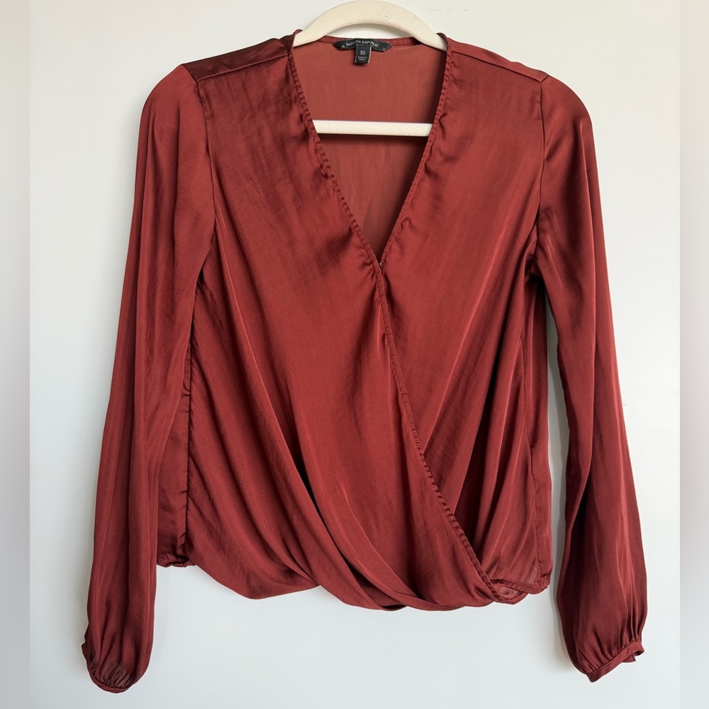 Banana Republic Wrap Blouse